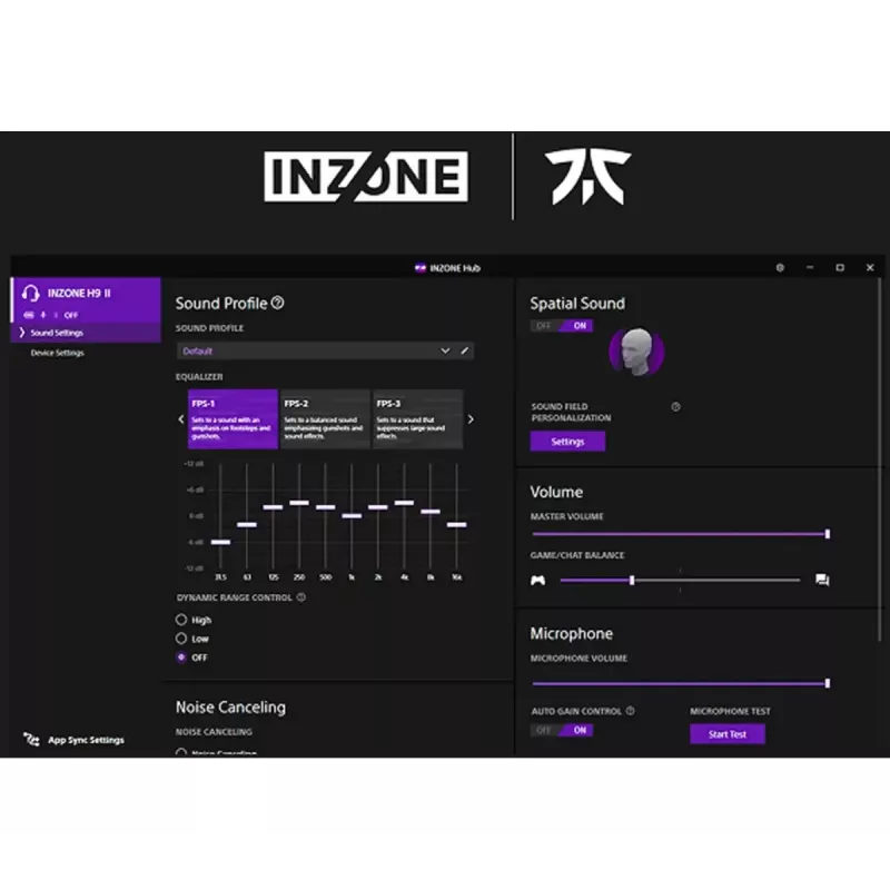 Sony Inzone H9 II Zestaw słuchawkowy Bezprzewodowy Nauszny Gaming USB Type-C Bluetooth Czarny