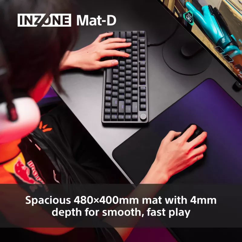 Sony INZONE Mat-D Gaming mysz pad Czarny