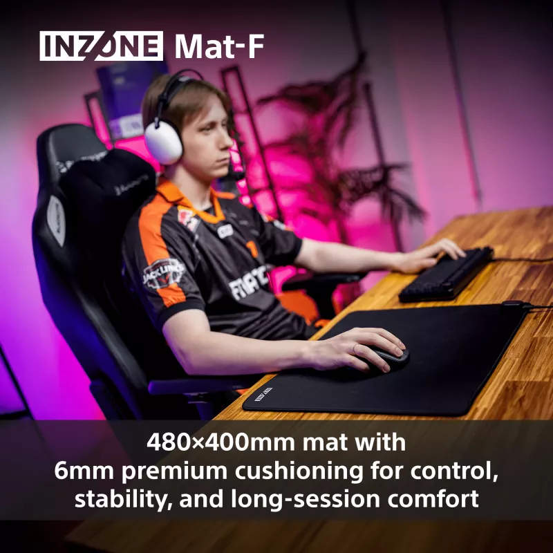 Sony NZONE Mat-F Gaming mysz pad Czarny