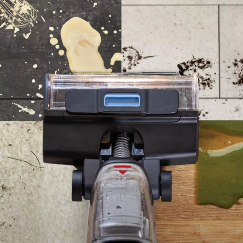 Bissell CrossWave EdgeFind Select Upright vacuum AC Dry&wet Bagless 340 W Czarny, niebieski