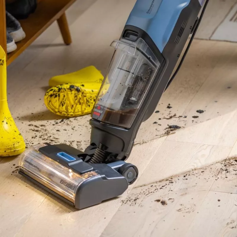 Bissell CrossWave EdgeFind Select Upright vacuum AC Dry&wet Bagless 340 W Czarny, niebieski