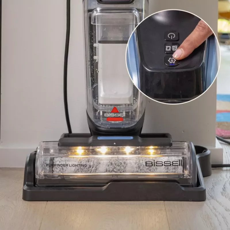 Bissell CrossWave EdgeFind Select Upright vacuum AC Dry&wet Bagless 340 W Czarny, niebieski