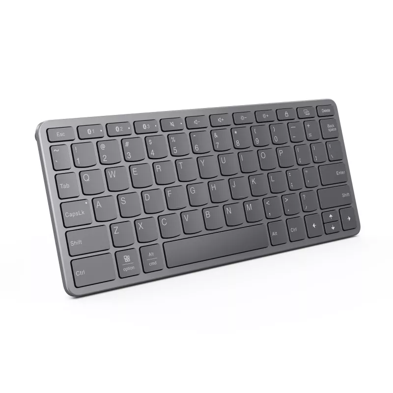 Lenovo ZG38C05820 klawiatura Uniwersalna USB + Bluetooth QWERTY US English Szary