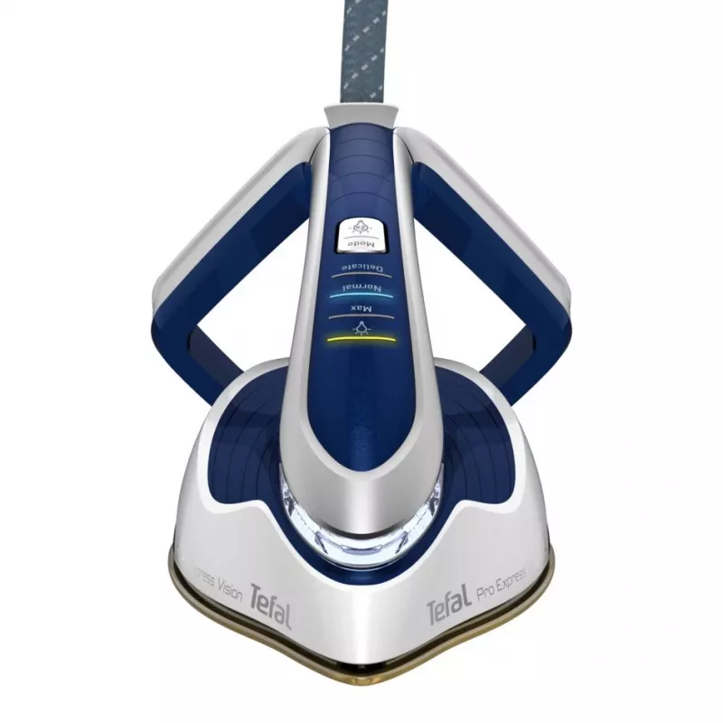 Tefal Pro Express Vision GV9812 3000 W 1.1 L Durilium AirGlide Autoclean stopa niebieski, biały