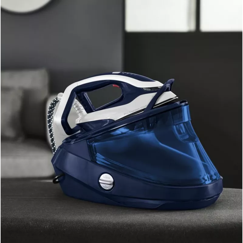 Tefal Pro Express Vision GV9812 3000 W 1.1 L Durilium AirGlide Autoclean stopa niebieski, biały