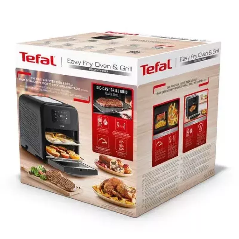 Tefal Easy Fry FW5018 Pojedyncza 11 l Wolnostojąca 2000 W Frytkownica na gorące powietrze Czarna