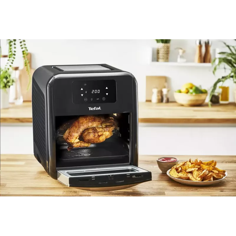 Tefal Easy Fry FW5018 Pojedyncza 11 l Wolnostojąca 2000 W Frytkownica na gorące powietrze Czarna