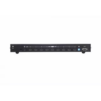ATEN 8-portowy rozdzielacz HDMI True 4K, HDMI, 8x HDMI, 4096 x 2160 pikseli, Czarny, Metal, 4K Ultra HD