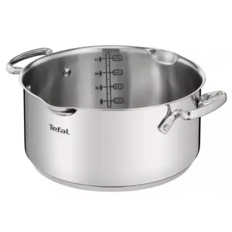 Garnek Tefal DUETTO+ G7194355, 2 l, okrągły, stal nierdzewna, 18 cm