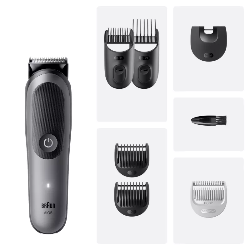 Braun 80789911 trymer/maszynka do włosów ciemnoszary 21 litowo-jonowy (Li-Ion)