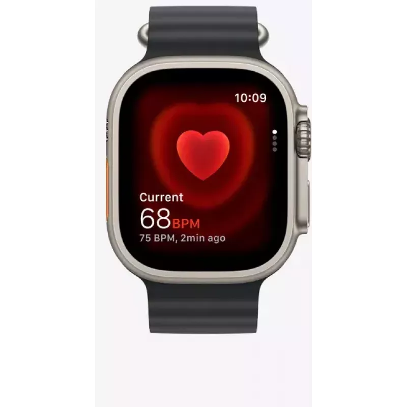 Smartwatch Apple Watch Ultra 2 GPS + Cellular 49mm Czarna Tytanowa Koperta z Czarną Tytanową Bransoletą Milanese - M