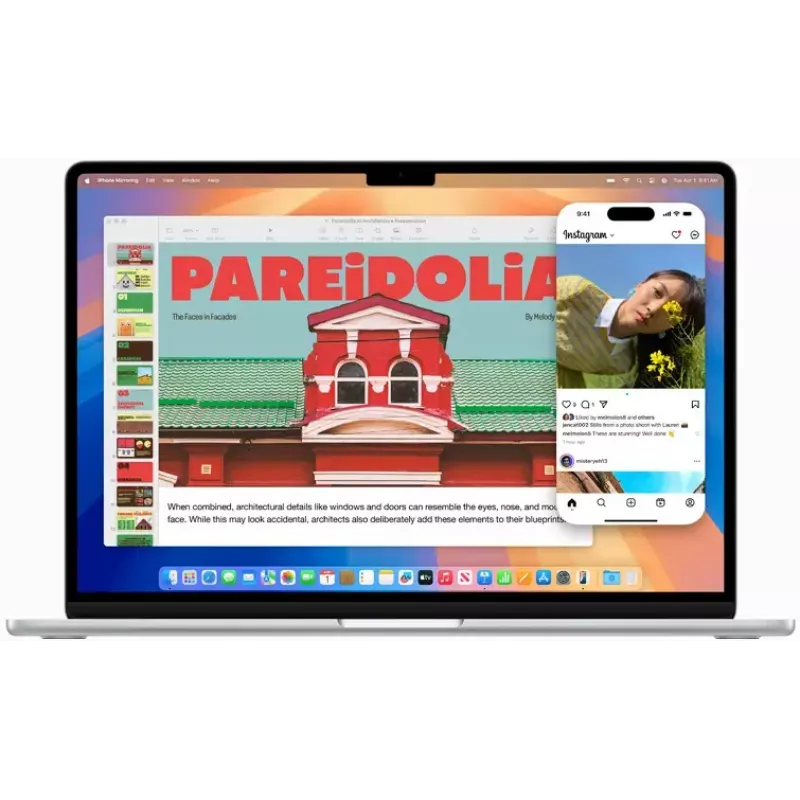 Laptop Apple MacBook Air 15 cala M4 24GB 512GB SSD Apple GPU macOS