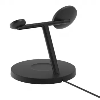 BELKIN Bezprzewodowa podstawka ładująca - Boost Charge Pro - 3-w-1 z Qi2 15 W - Czarna