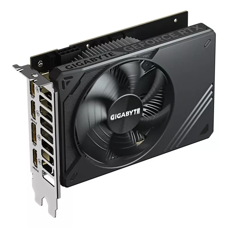 Karta graficzna GIGABYTE GeForce RTX 5050 D6 8G - 8GB GDDR6, 128bit, PCI-E 5.0, zegar rdzenia 2572MHz, 2 x DP, 2 x HDMI, NVIDIA DLSS 4, GV-N5050D6-8GD