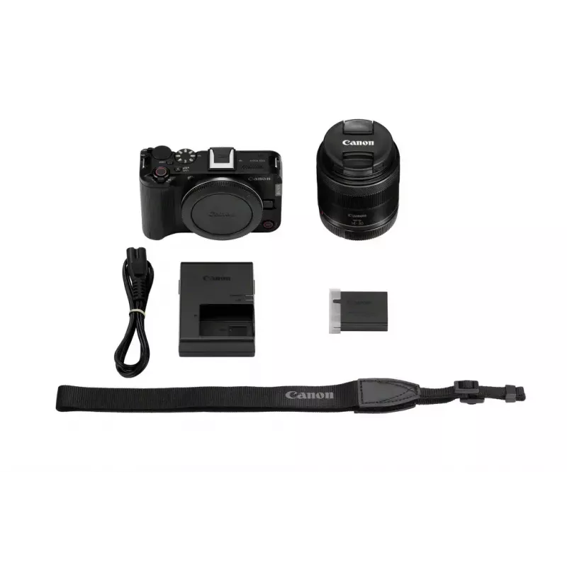 Aparat bezlusterkowy Canon EOS R50V 24.2 MP CMOS 4K Ultra HD Czarny