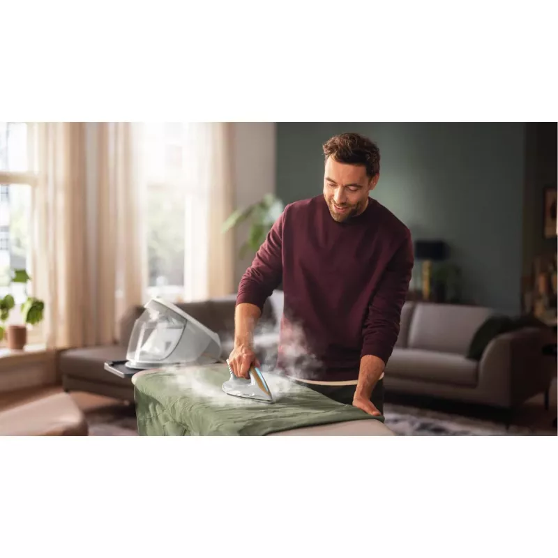 Stacja parowa Philips serii 7000 PSG7040/10 2100 W 1,8 L stopa SteamGlide Elite Złoty, Biały