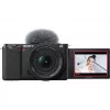 Sony ZV-E10 + E PZ 16-50mm F3.5-5.6 OSS II MILC 24.2 MP CMOS 6000 x 4000 pixels Czarny