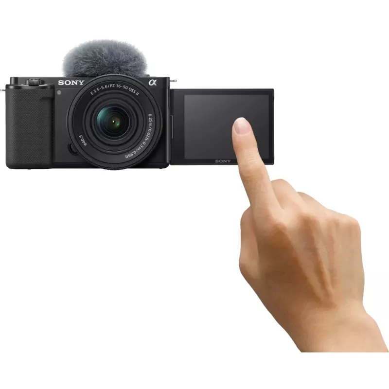 Sony ZV-E10 + E PZ 16-50mm F3.5-5.6 OSS II MILC 24.2 MP CMOS 6000 x 4000 pixels Czarny