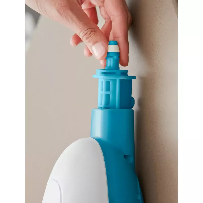 Black & Decker FSMH13E5-QS mop parowy 5w1, 1300 W, przewodowy, zbiornik na wodę 0,38 l, biały/niebieski