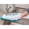 Black & Decker FSMH13E5-QS mop parowy 5w1, 1300 W, przewodowy, zbiornik na wodę 0,38 l, biały/niebieski