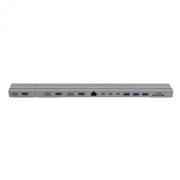 Targus HyperDrive 4K 2 x USB 3.2 Gen 2 (3.1 Gen 2) Type-C srebrny