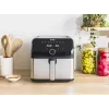 Tefal Easy Fry Mega EY855D10 frytkownica pojedyncza 7,5 l wolnostojąca 2020 W frytkownica na gorące powietrze, czarna, ze stali nierdzewnej