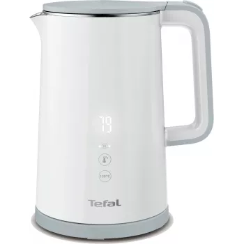 Czajnik elektryczny Tefal KO6931, 1,5 L, 1800 W, biały, 5 ustawień temperatury, utrzymywanie ciepła 30 min