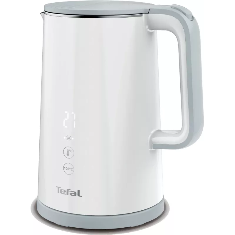 Czajnik elektryczny Tefal KO6931, 1,5 L, 1800 W, biały, 5 ustawień temperatury, utrzymywanie ciepła 30 min