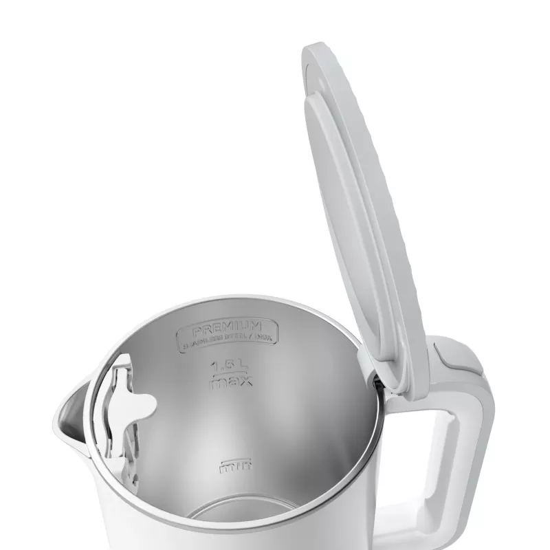 Czajnik elektryczny Tefal KO6931, 1,5 L, 1800 W, biały, 5 ustawień temperatury, utrzymywanie ciepła 30 min