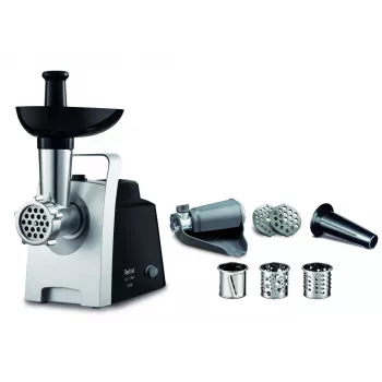 Tefal HV1 NE1098 maszynka do mielenia mięsa 1400 W 1,7 kg/min Czarny, Srebrny