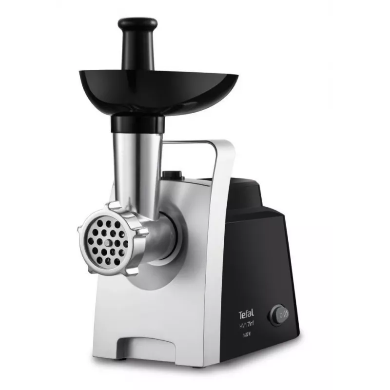 Tefal HV1 NE1098 maszynka do mielenia mięsa 1400 W 1,7 kg/min Czarny, Srebrny