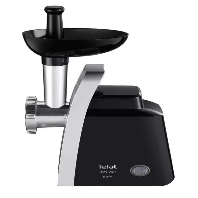 Tefal HV1 NE1098 maszynka do mielenia mięsa 1400 W 1,7 kg/min Czarny, Srebrny