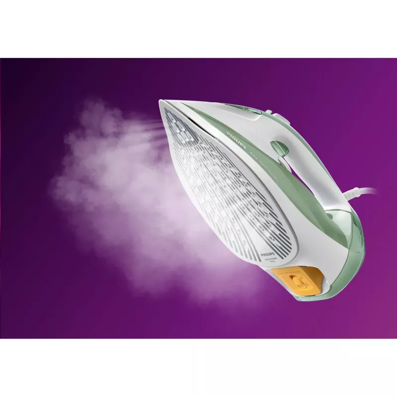 Philips 7000 series DST7012/70 żelazko parowe Stopa SteamGlide Plus 2600 W zielony, szary
