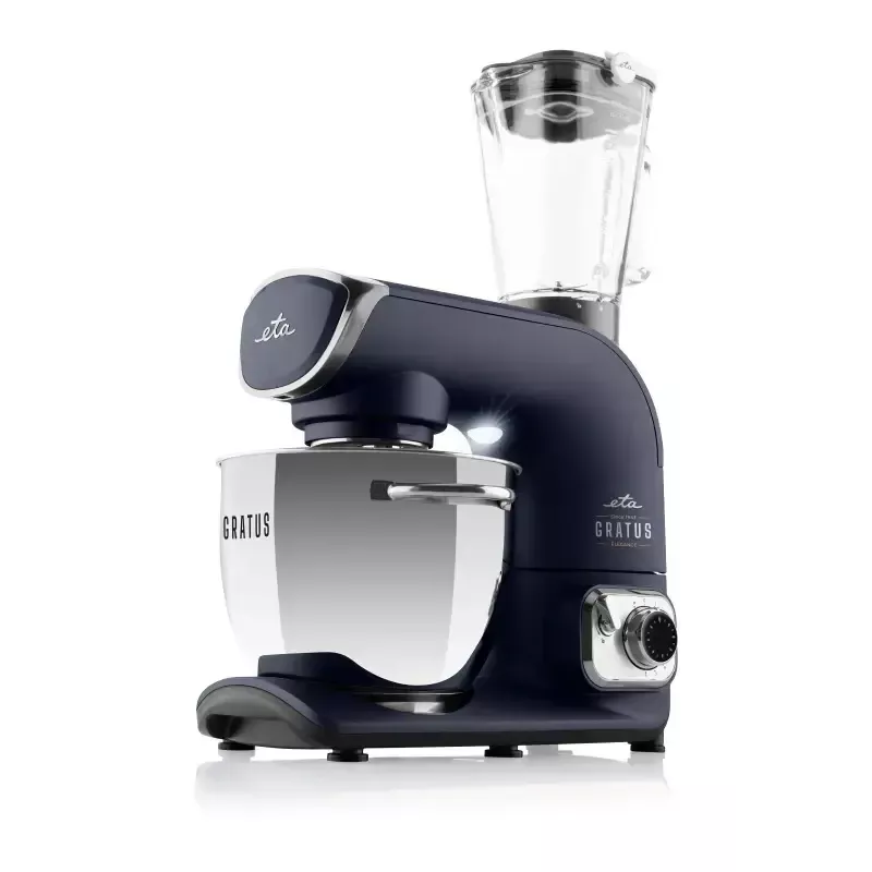 Maszyna kuchenna ETA Gratus EVO Elegance — 1500 W, 8 prędkości, misa 3,5 L, niebieska
