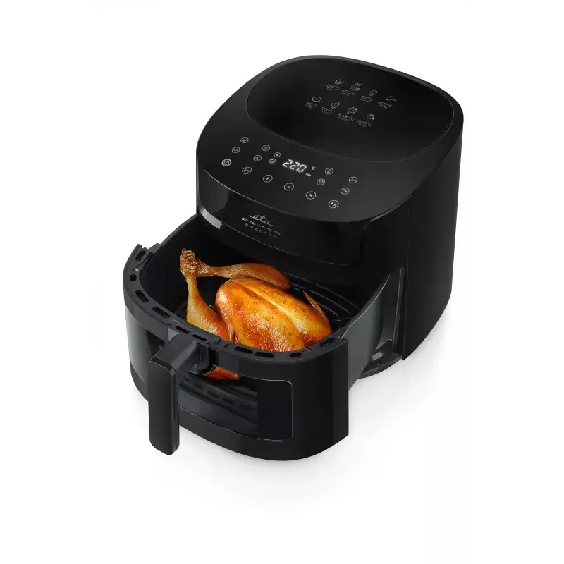 Frytkownica beztłuszczowa ETA Fritta Spectra 616890000 — 1800 W, 7,2 L, czarna