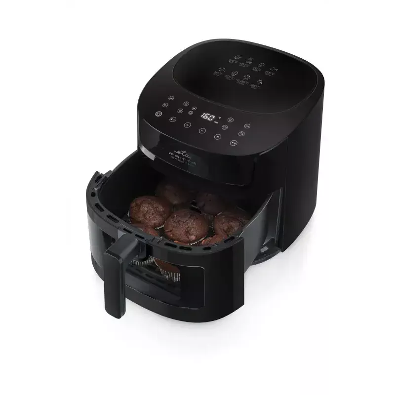 Frytkownica beztłuszczowa ETA Fritta Spectra 616890000 — 1800 W, 7,2 L, czarna