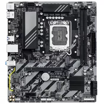 Płyta główna Micro-ATX GIGABYTE B860M E — LGA 1851 dla Intel Core Ultra, DDR5 do 8800 MHz (O.C), 2×PCIe 4.0 M.2, 1GbE