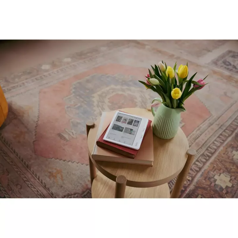 Czytnik e-booków Kobo Libra Colour 7 cali E Ink Kaleido, 32 GB, Wi‑Fi, Bluetooth, Wodoodporny, Biały