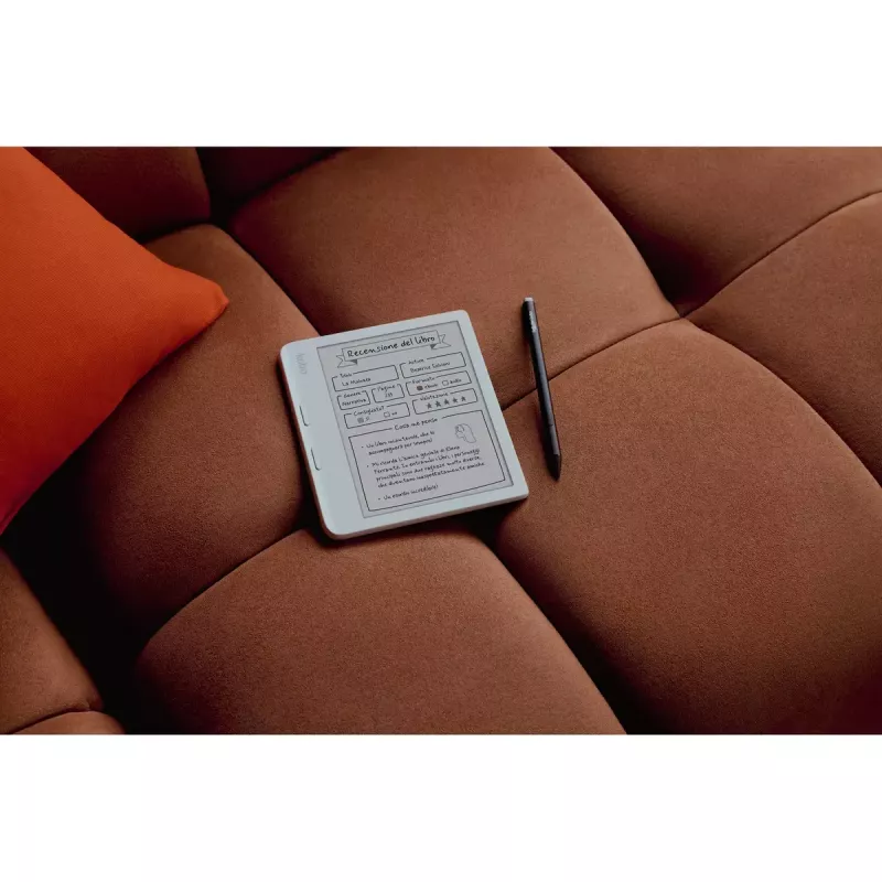 Czytnik e-booków Kobo Libra Colour 7 cali E Ink Kaleido, 32 GB, Wi‑Fi, Bluetooth, Wodoodporny, Biały
