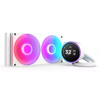 Chłodnica cieczy typu all-in-one NZXT Kraken Elite 280 RGB 14 cm biała