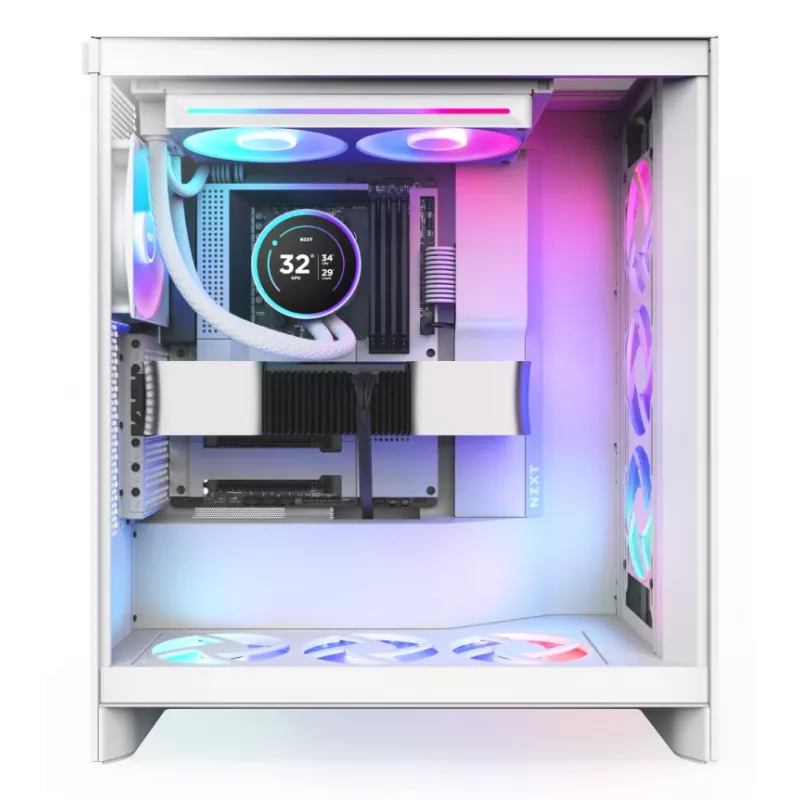 Chłodnica cieczy typu all-in-one NZXT Kraken Elite 280 RGB 14 cm biała