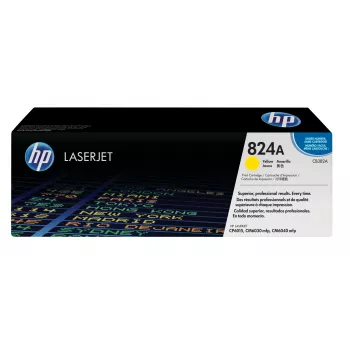 HP 824A żółty Oryginalny LaserJet kaseta z tonerem, 21000 stron, Żółty, 1 szt.