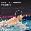 Headset Shokz OpenSwim Pro — otwarty przewodnictwo kostne bezprzewodowy zestaw słuchawkowy, IP68 wodoodporny, Bluetooth 5.4, 32 GB, 9 h odtwarzania, szary
