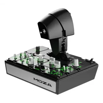 Moza Racing MTP Panel Przepustnicy, Czarny, Metal, 15 bitów, 277 mm, 194 mm, 216 mm