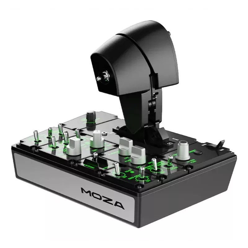 Moza Racing MTP Panel Przepustnicy, Czarny, Metal, 15 bitów, 277 mm, 194 mm, 216 mm