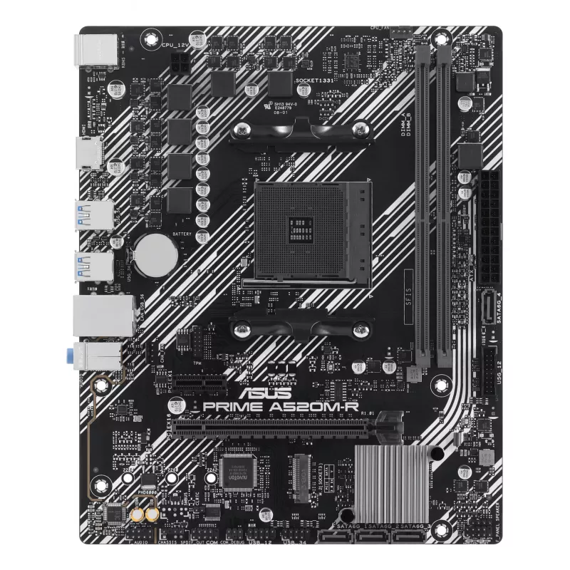 Płyta główna ASUS PRIME A520M-R, AMD A520, Socket AM4, micro ATX