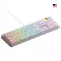 Mechaniczna pełnowymiarowa (100%) klawiatura przewodowa GLORIOUS GMMK 3 HE — biała, USB, QWERTY, RGB