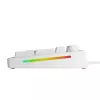 Mechaniczna pełnowymiarowa (100%) klawiatura przewodowa GLORIOUS GMMK 3 HE — biała, USB, QWERTY, RGB