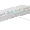 Mechaniczna pełnowymiarowa (100%) klawiatura przewodowa GLORIOUS GMMK 3 HE — biała, USB, QWERTY, RGB