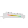 Mechaniczna pełnowymiarowa (100%) klawiatura przewodowa GLORIOUS GMMK 3 HE — biała, USB, QWERTY, RGB